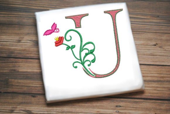 Floral Letter U with Butterfly: A Designer Review