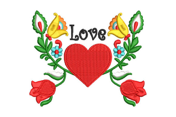 Heart with Flowers Letter Love Review