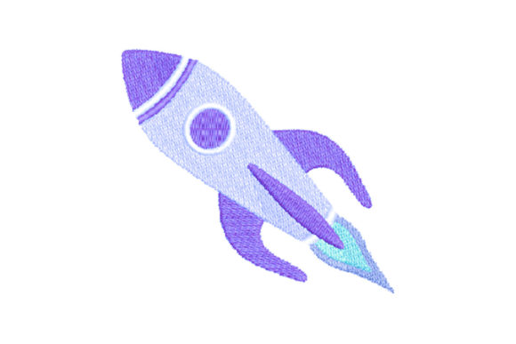 Reviewing the Lovely Space Rocket Embroidery Design