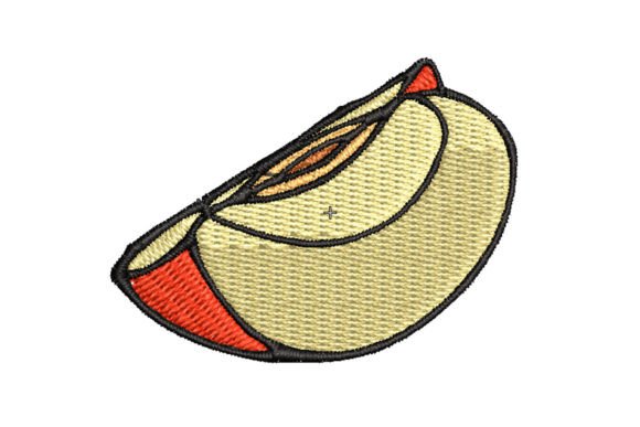 Sliced Apple: A Fresh Embroidery Design Review