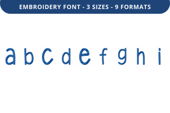 Sunny Box Font Lowercase a to I Review